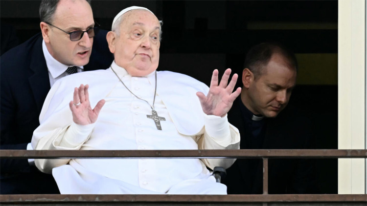 Once-frenetic Pope Francis forced to go slow on return home