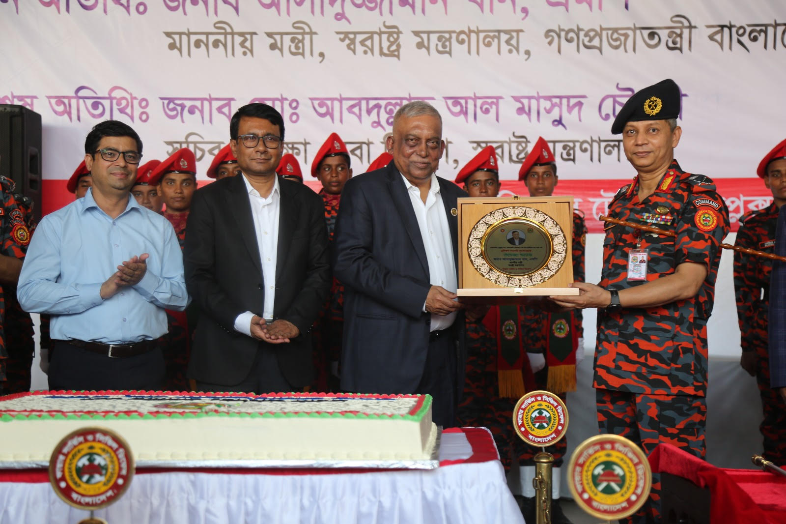 নবীন ফায়ারফাইটার সদস্যদের শৃঙ্খলার সাথে দায়িত্ব পালনের আহ্বান স্বরাষ্ট্রমন্ত্রীর