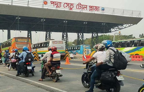 শুক্রবার পদ্মা সেতু থেকে টোল আদায় ৪ কোটি ৮০ লাখ টাকারও বেশি