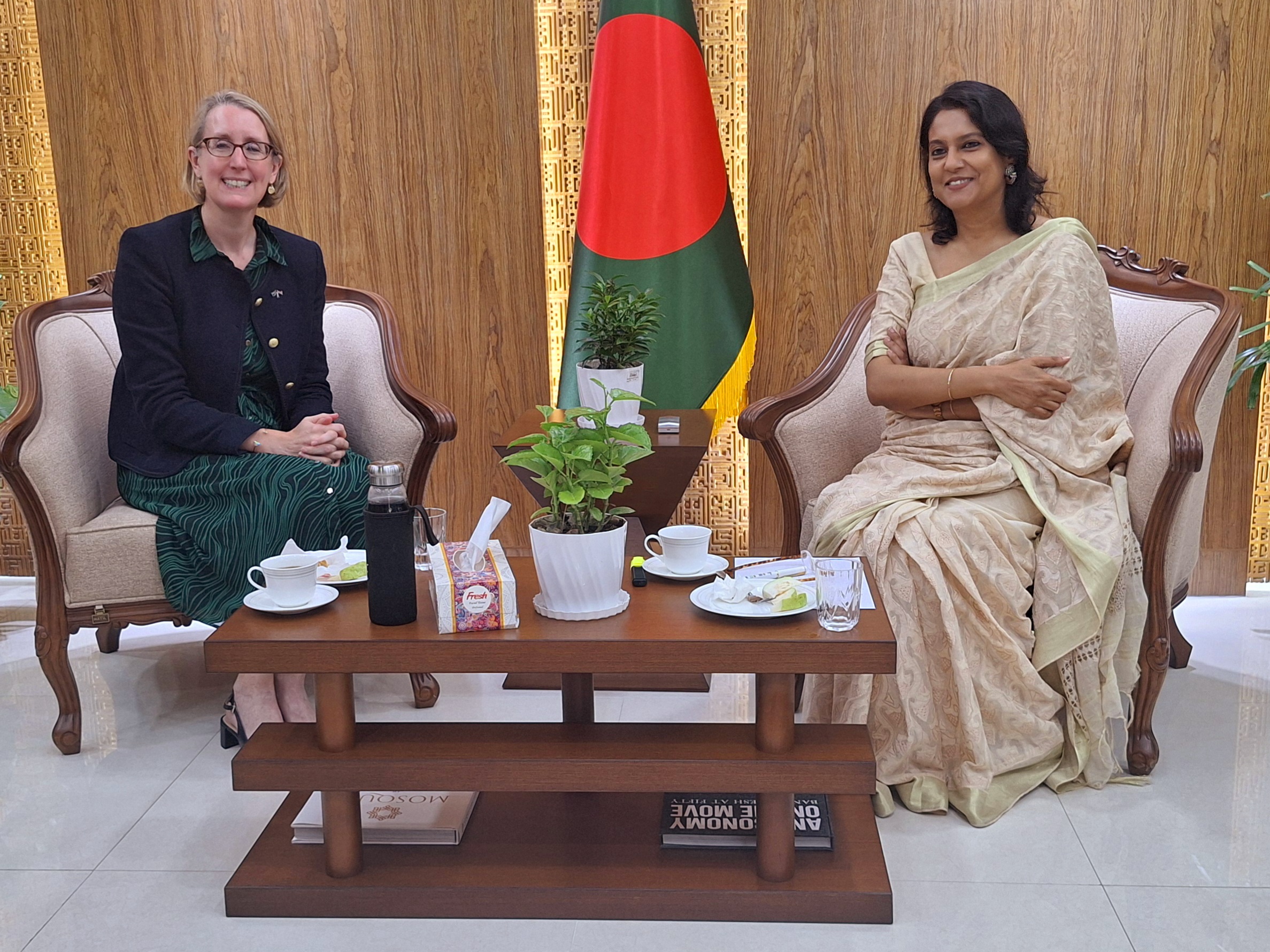 জলবায়ু পরিবর্তন ও পরিবেশ সংরক্ষণে সহযোগিতা জোরদার করবে বাংলাদেশ ও যুক্তরাজ্য : সৈয়দা রিজওয়ানা হাসান