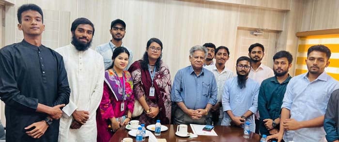 পাট উপদেষ্টার সঙ্গে নিটার শিক্ষার্থীদের সাক্ষাৎ