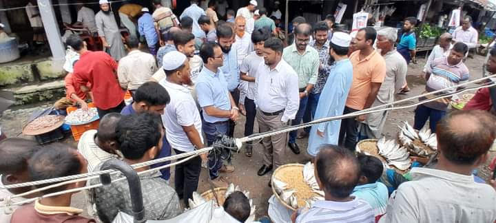 ভোলার লালমোহনে বাজার পরিস্থিতি সহনশীল রাখতে বাজার মনিটরিং