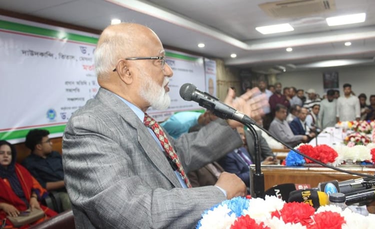 নির্বাচন দিয়ে জনগণের সরকার প্রতিষ্ঠাই অন্তর্বর্তী সরকারের প্রধান কাজ : খন্দকার মোশাররফ