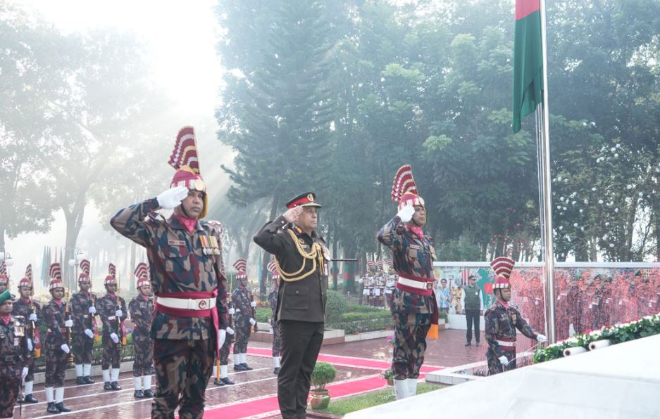 বিজিবিতে যথাযোগ্য মর্যাদায় মহান বিজয় দিবস উদযাপন